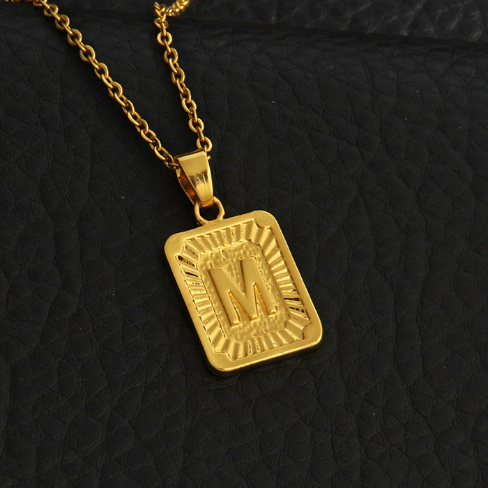 The Gold Letter Necklace