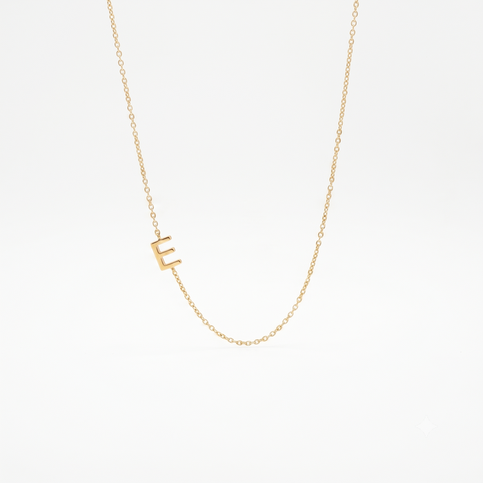 The Sideways Initial Necklace