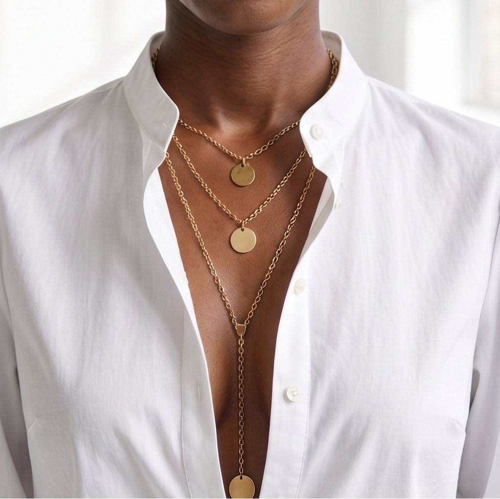 The Disc Pendant Necklace