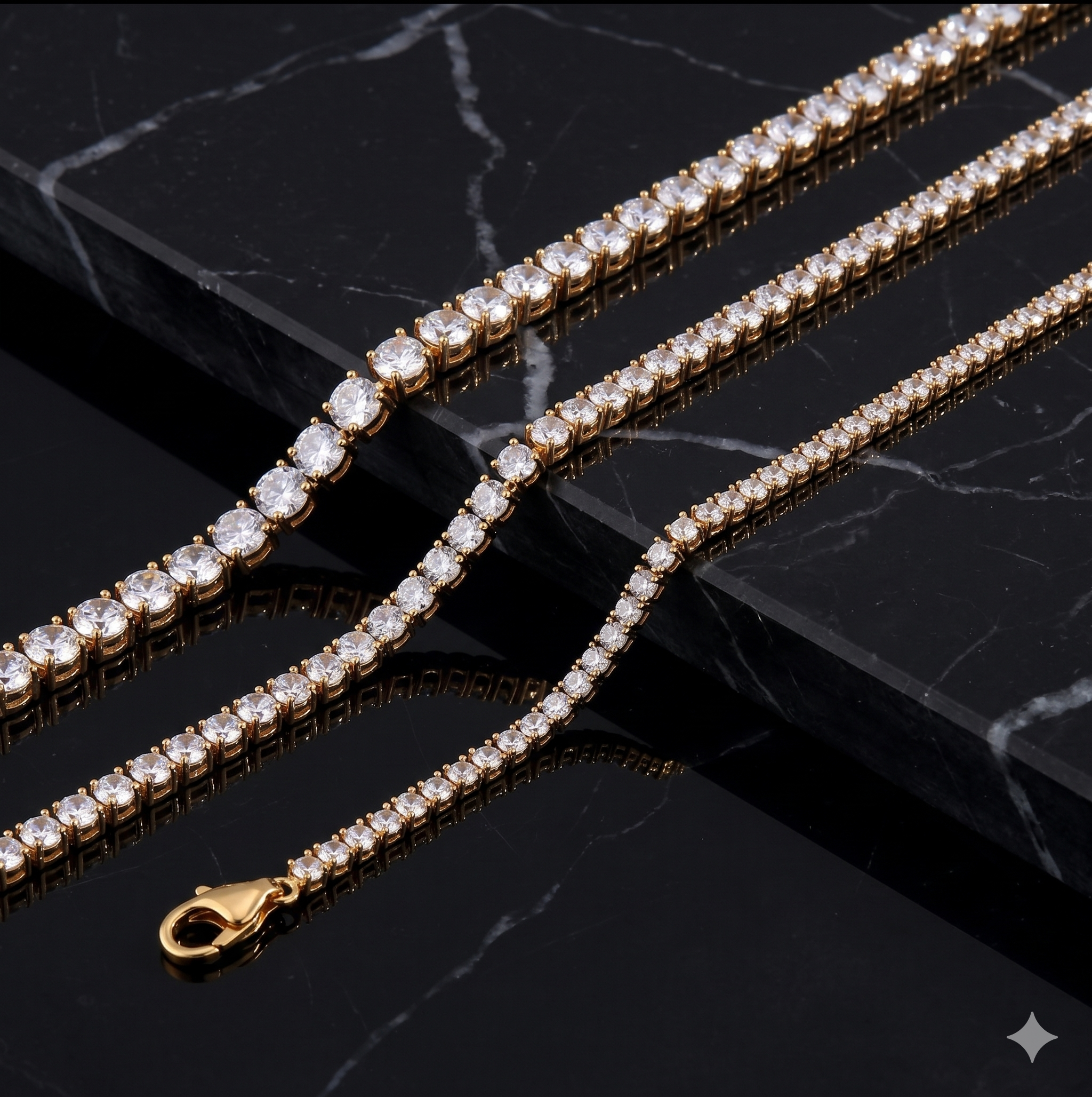 The Diamond Tennis Necklace