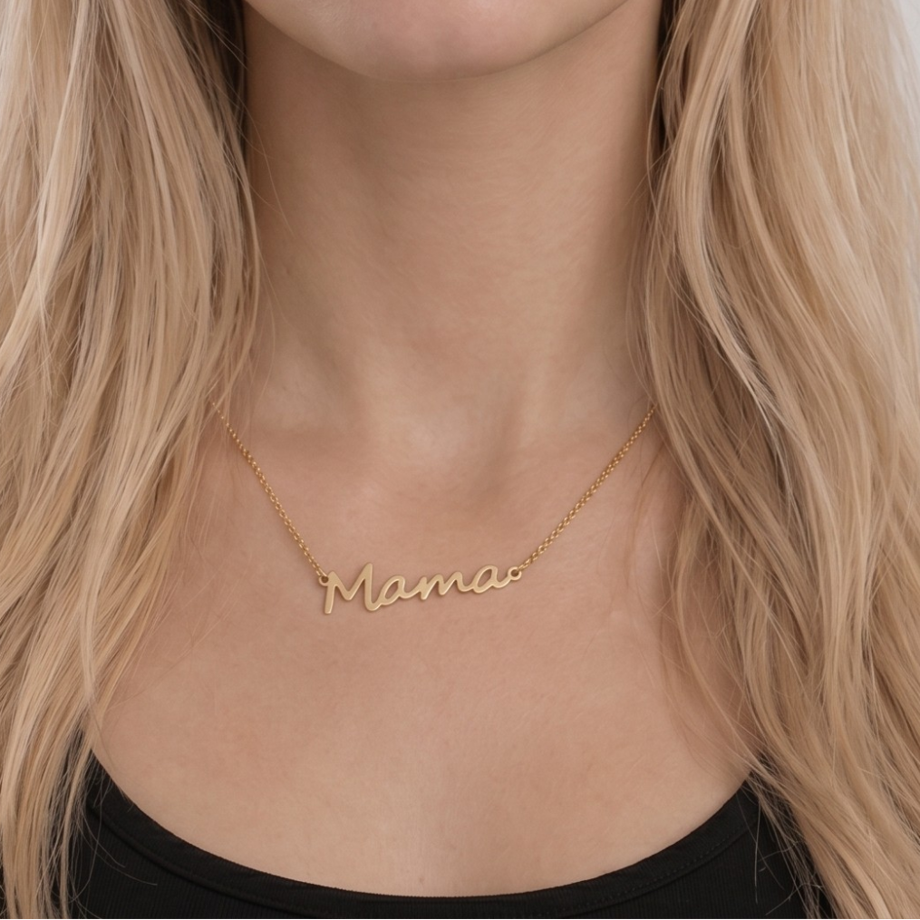 The Steel Letter Necklace