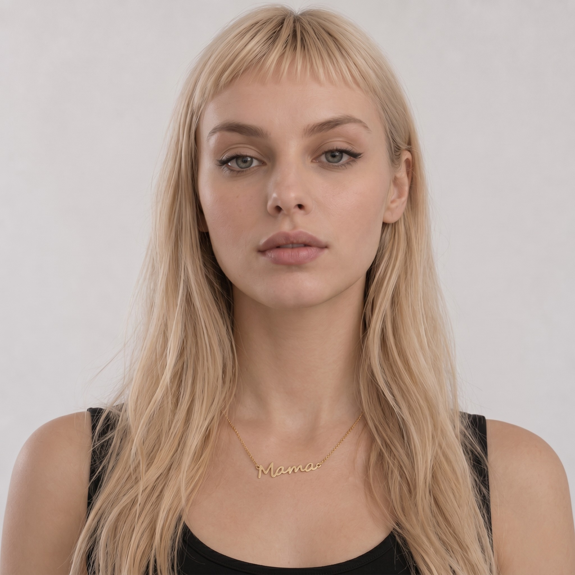 The Steel Letter Necklace