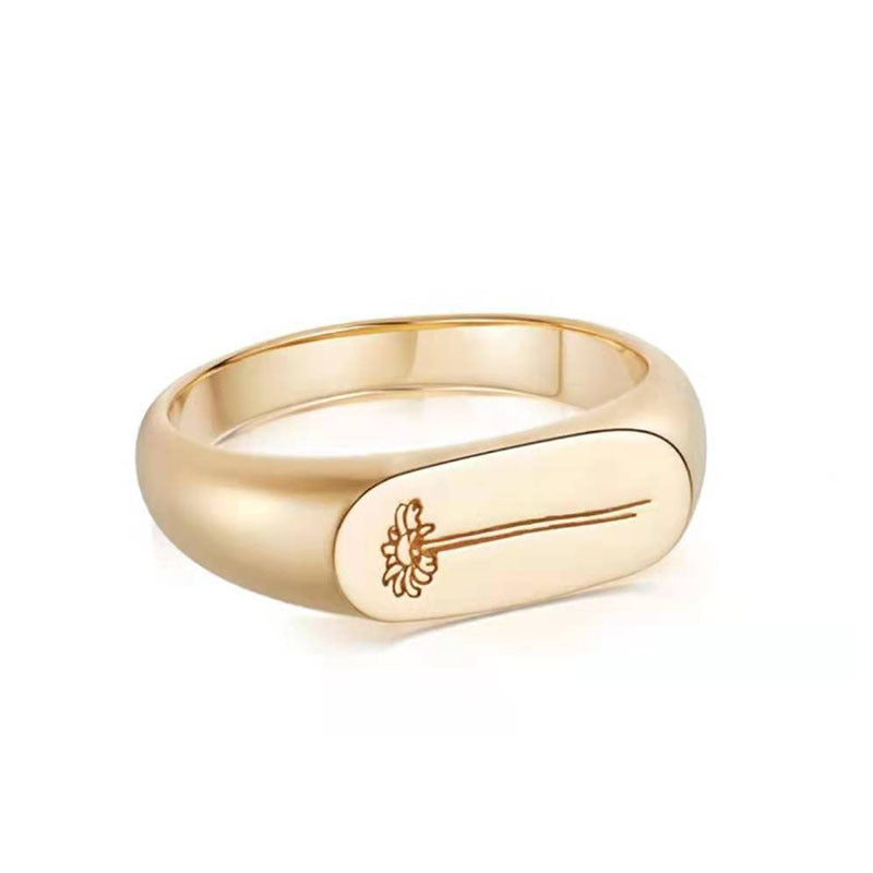The Wildflower Signet Ring