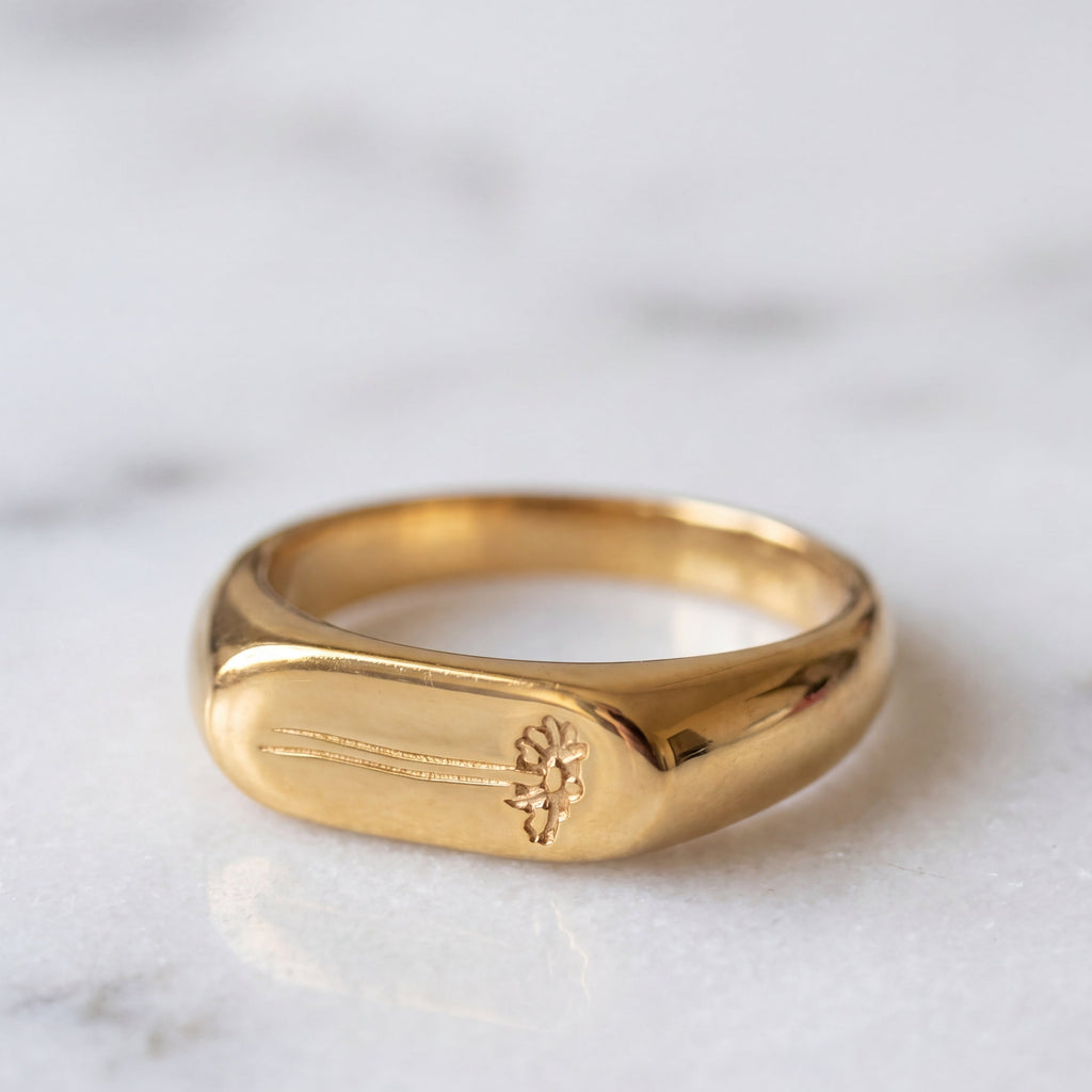 The Wildflower Signet Ring