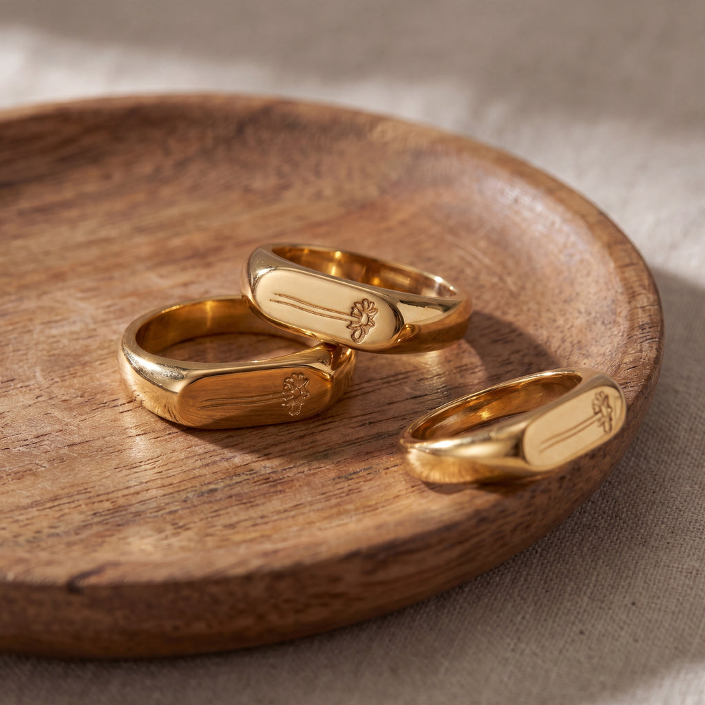 The Wildflower Signet Ring
