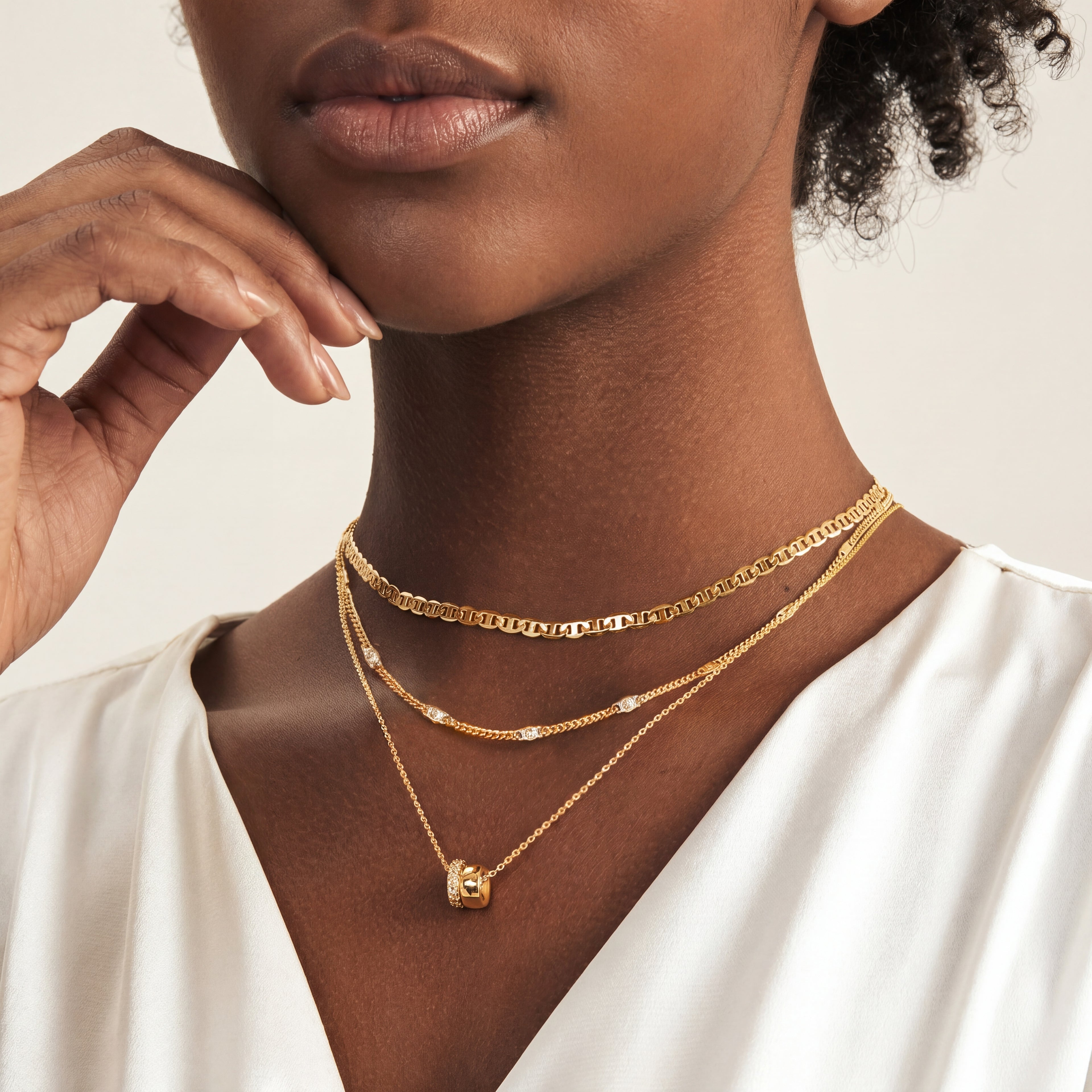 Women’s Zircon Necklace Set – Elegant Statement Necklace.